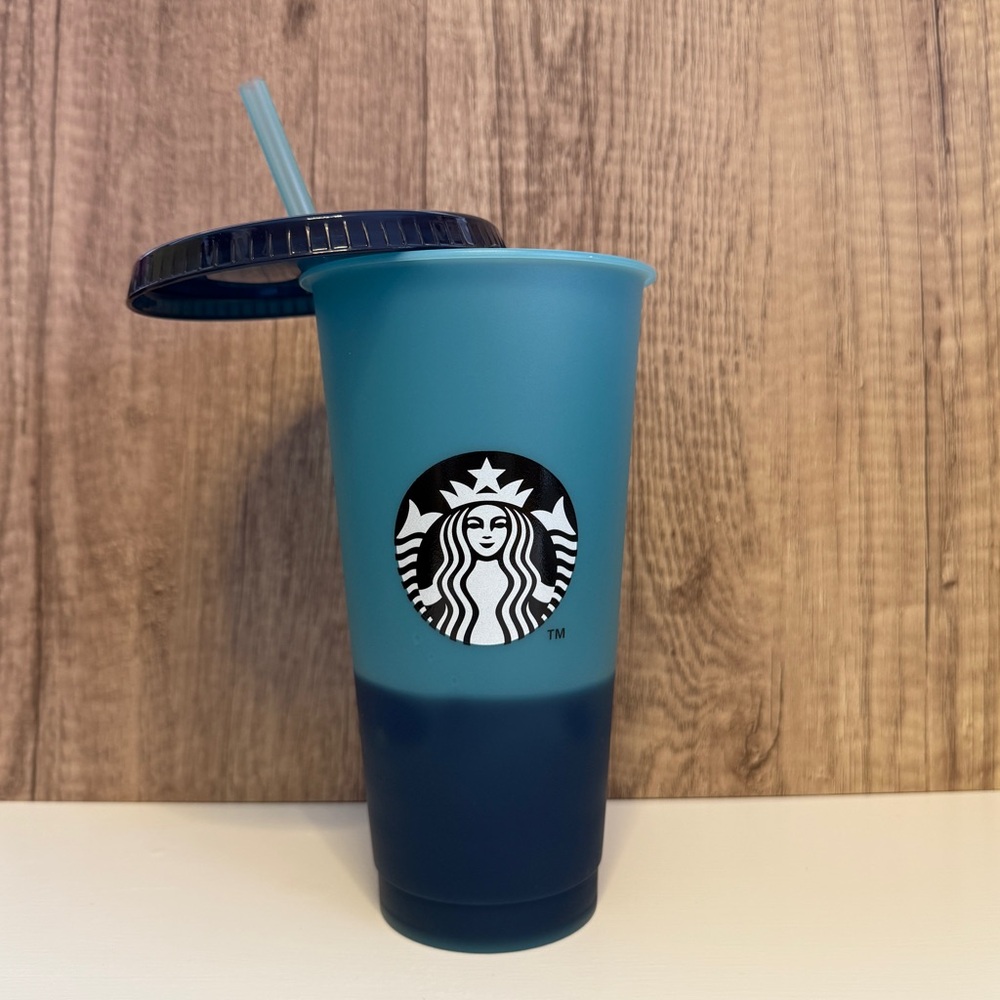 Starbucks Japan Reusable Cup Color Changing Blue BNWT 2025